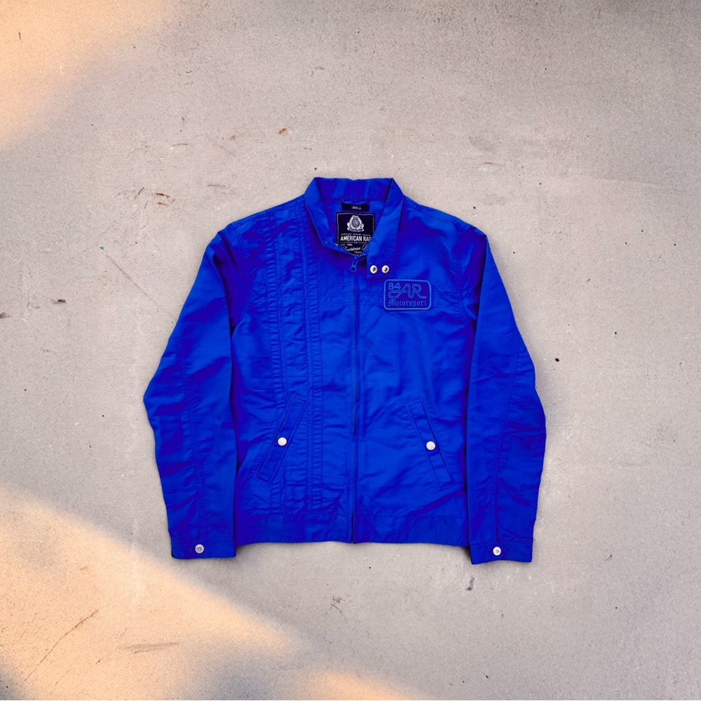 Men’s American Rag Blue Racing Jacket – Size M